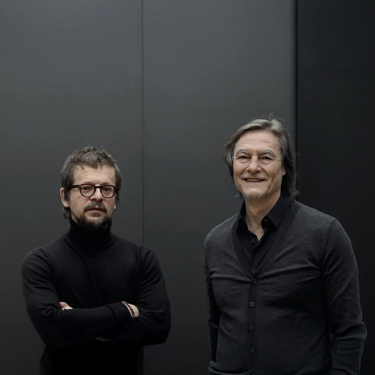 Portrait of the designers Markus Michalski (left) and Michael Schmidt (right).