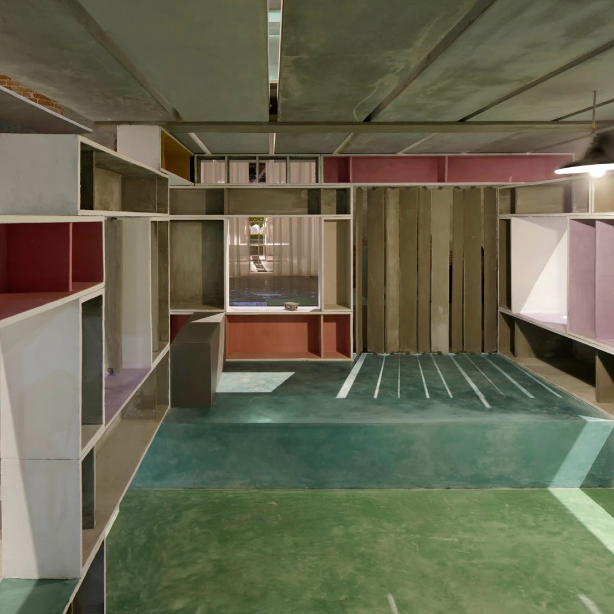 The interior of the "Full Fill Home" by Anupama Kundoo. Photo by Andreas Deffner.